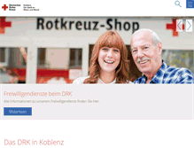 Tablet Screenshot of drk-koblenz.de